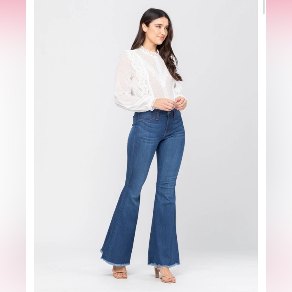 Judy Blue High Waist Super Flare Denim 8396